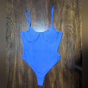 Kittenish Blue One-Piece Swimsuit